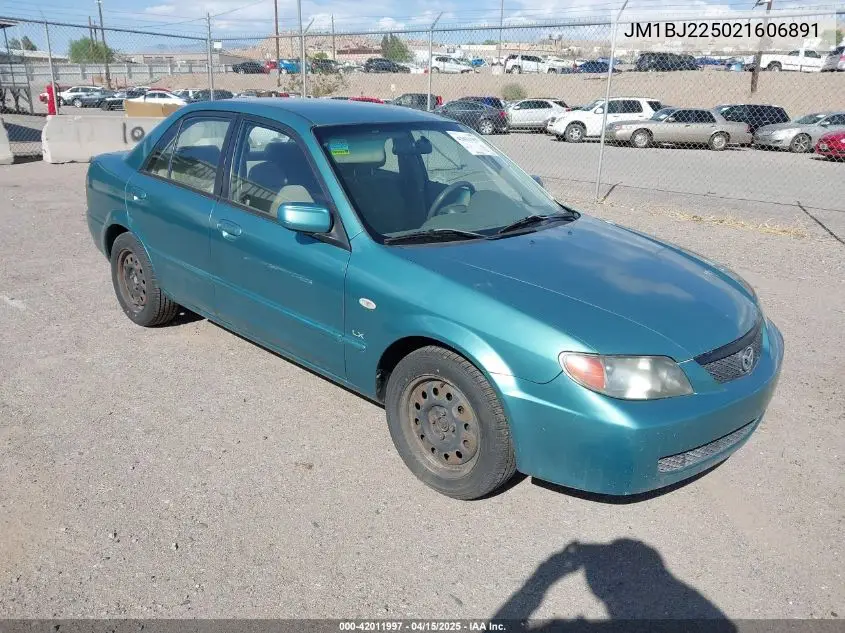 2002 Mazda Protege Dx/Es/Lx VIN: JM1BJ225021606891 Lot: 42011997