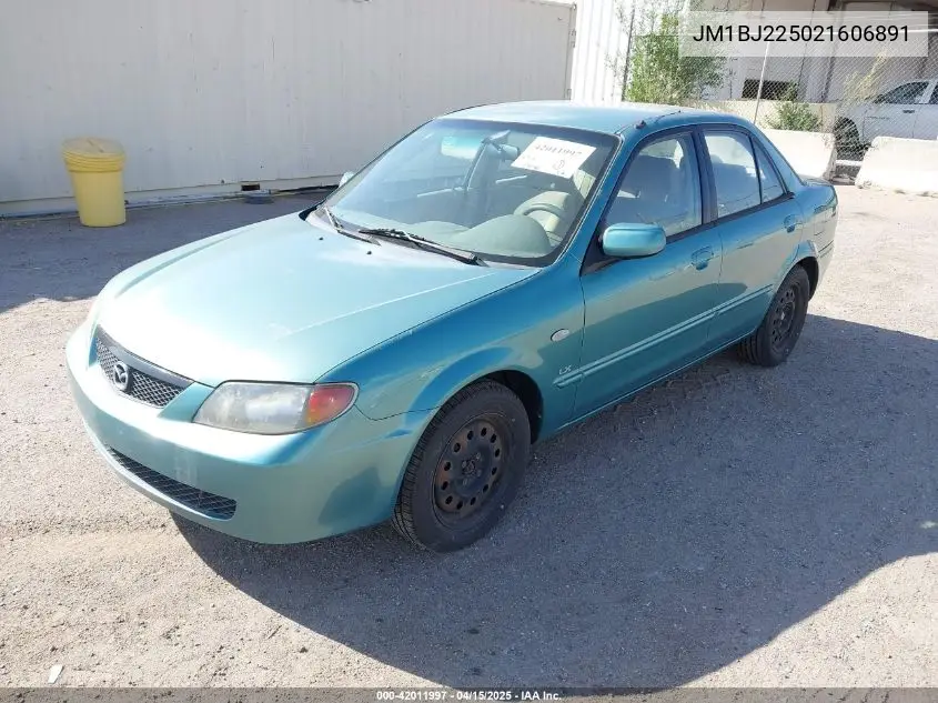 2002 Mazda Protege Dx/Es/Lx VIN: JM1BJ225021606891 Lot: 42011997