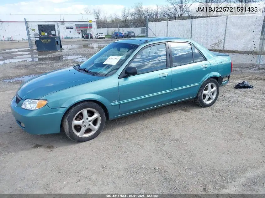 2002 Mazda Protege Dx/Es/Lx VIN: JM1BJ225721591435 Lot: 42117544
