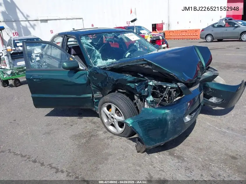 2002 Mazda Protege Dx/Es/Lx VIN: JM1BJ226521552948 Lot: 42146092