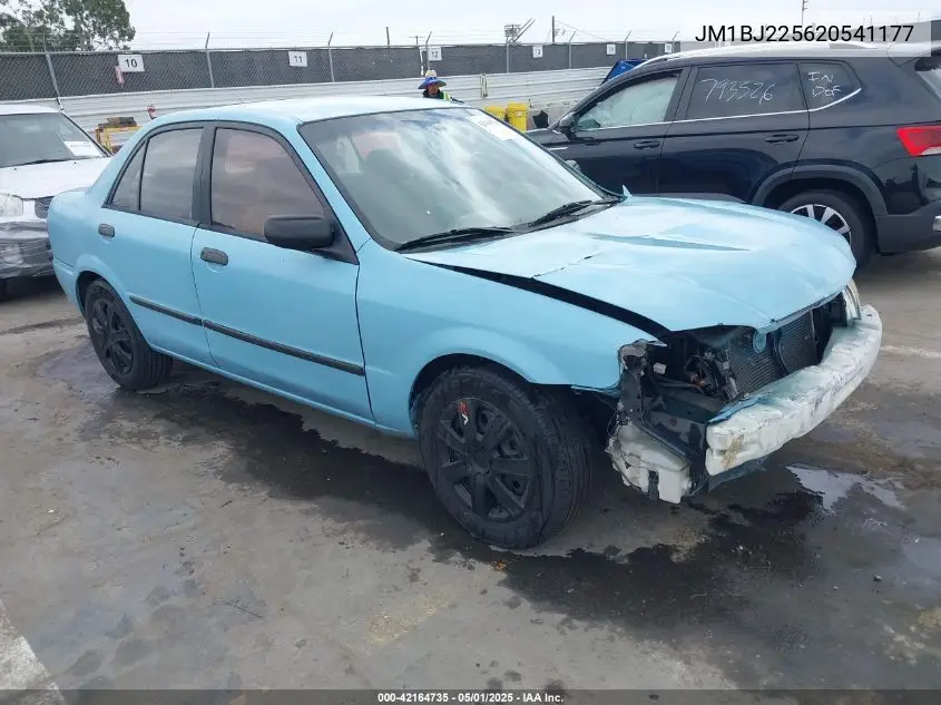 2002 Mazda Protege Dx/Es/Lx VIN: JM1BJ225620541177 Lot: 42164735