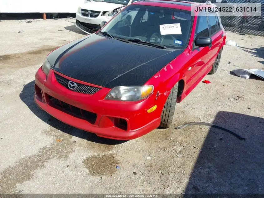 2002 Mazda Protege5 VIN: JM1BJ245221631014 Lot: 42232912