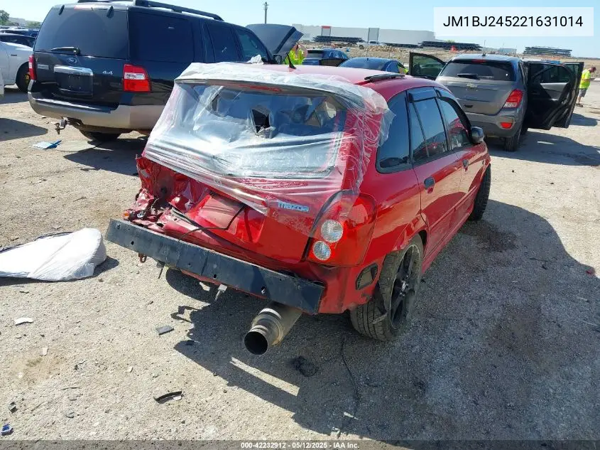 2002 Mazda Protege5 VIN: JM1BJ245221631014 Lot: 42232912