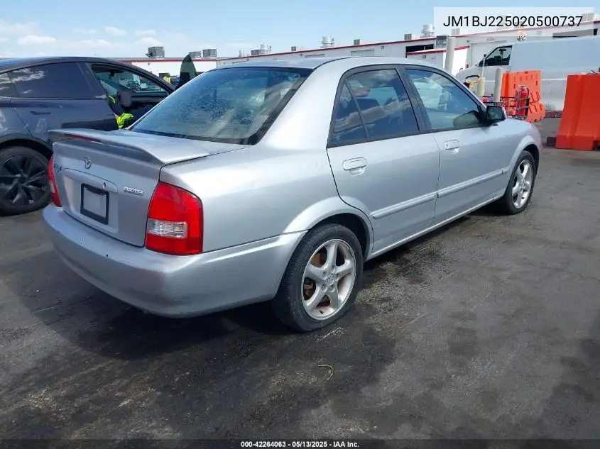 2002 Mazda Protege Dx/Es/Lx VIN: JM1BJ225020500737 Lot: 42264063