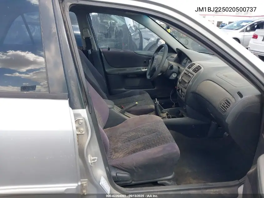 2002 Mazda Protege Dx/Es/Lx VIN: JM1BJ225020500737 Lot: 42264063