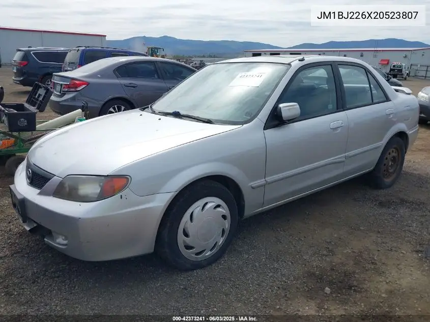 2002 Mazda Protege Dx/Es/Lx VIN: JM1BJ226X20523807 Lot: 42373241