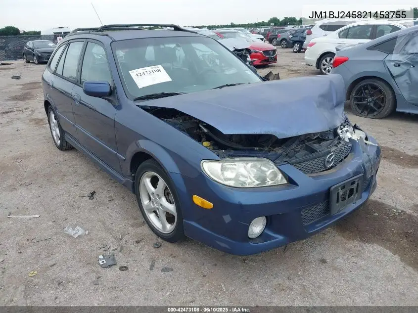 2002 Mazda Protege5 VIN: JM1BJ245821453755 Lot: 42473108