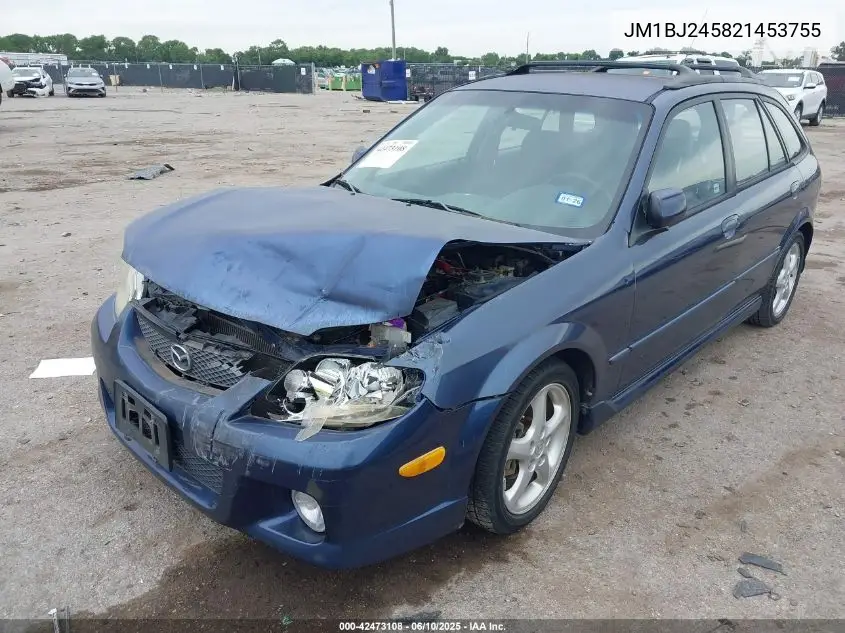 2002 Mazda Protege5 VIN: JM1BJ245821453755 Lot: 42473108