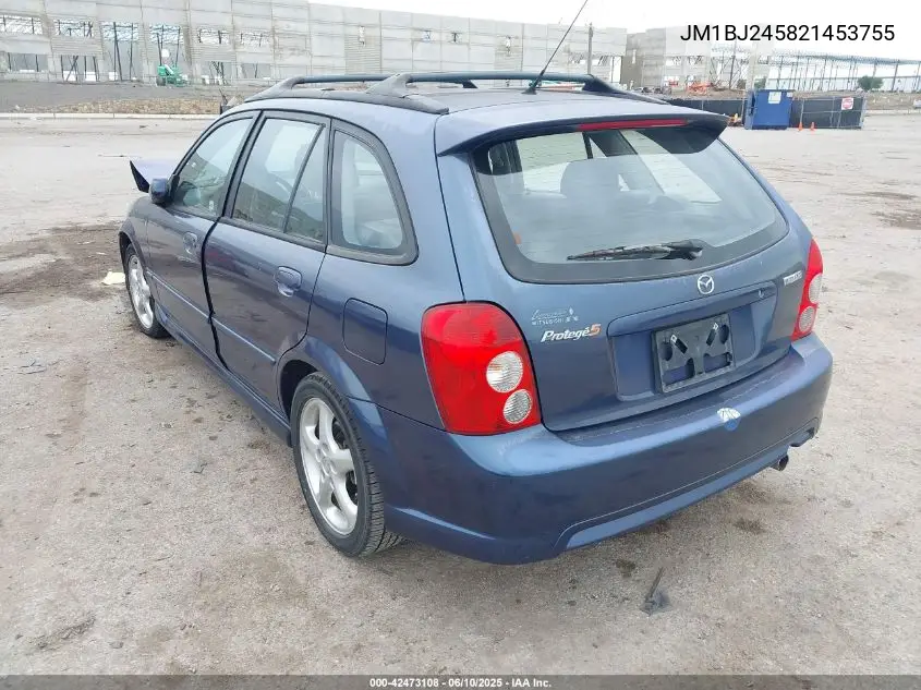 2002 Mazda Protege5 VIN: JM1BJ245821453755 Lot: 42473108