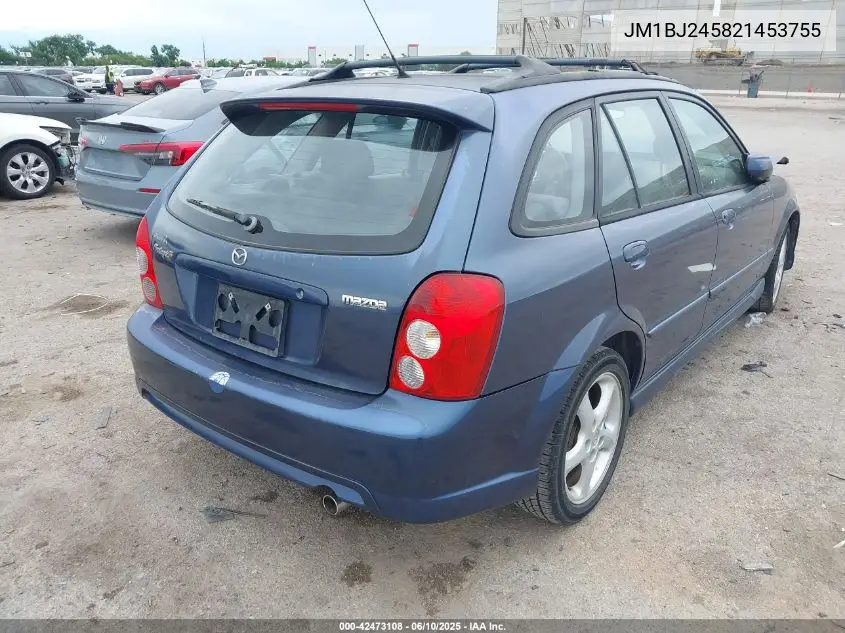 2002 Mazda Protege5 VIN: JM1BJ245821453755 Lot: 42473108