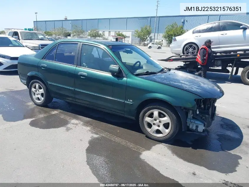 2002 Mazda Protege Dx/Es/Lx VIN: JM1BJ225321576351 Lot: 42488757