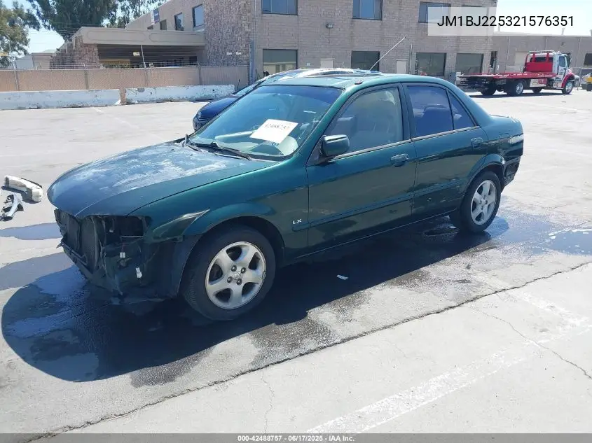 2002 Mazda Protege Dx/Es/Lx VIN: JM1BJ225321576351 Lot: 42488757