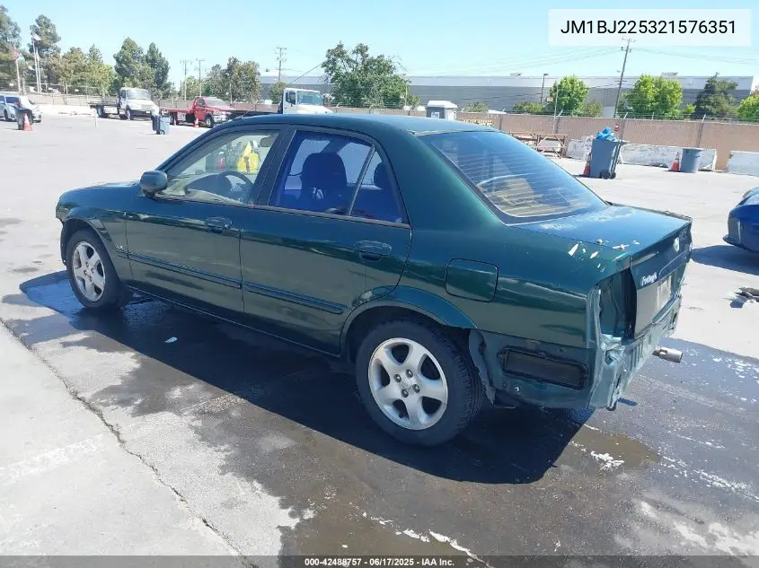 2002 Mazda Protege Dx/Es/Lx VIN: JM1BJ225321576351 Lot: 42488757