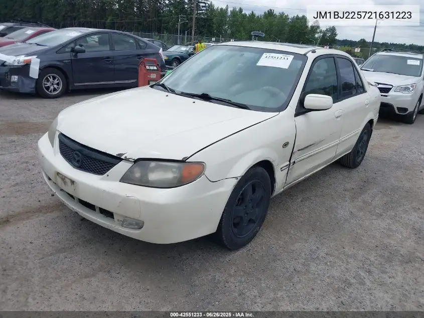 2002 Mazda Protege Dx/Es/Lx VIN: JM1BJ225721631223 Lot: 42551233