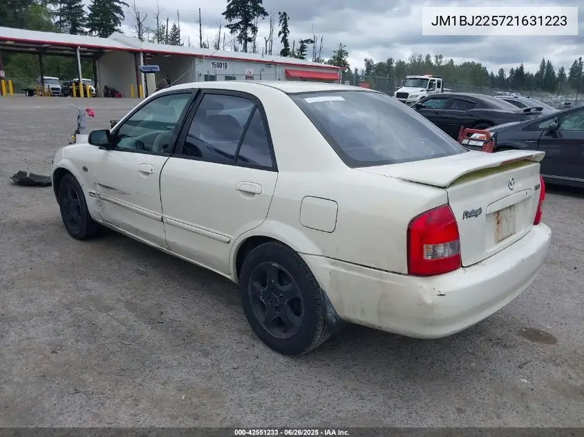2002 Mazda Protege Dx/Es/Lx VIN: JM1BJ225721631223 Lot: 42551233