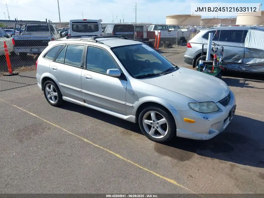 2002 Mazda Protege5 VIN: JM1BJ245121633112 Lot: 42585941