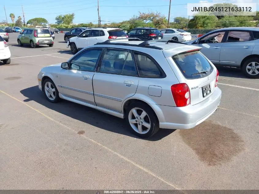 2002 Mazda Protege5 VIN: JM1BJ245121633112 Lot: 42585941