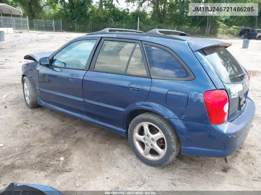 2002 Mazda Protege5 VIN: JM1BJ246721486285 Lot: 42601803