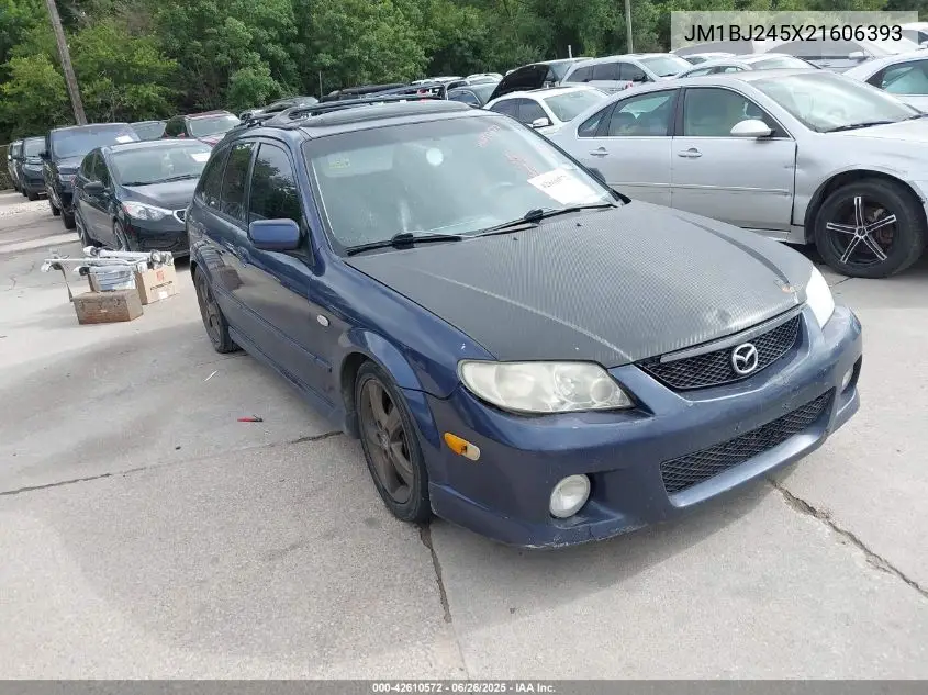 2002 Mazda Protege5 VIN: JM1BJ245X21606393 Lot: 42610572
