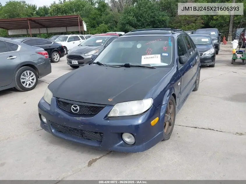 2002 Mazda Protege5 VIN: JM1BJ245X21606393 Lot: 42610572