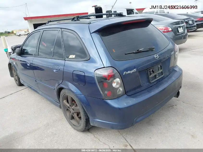 2002 Mazda Protege5 VIN: JM1BJ245X21606393 Lot: 42610572