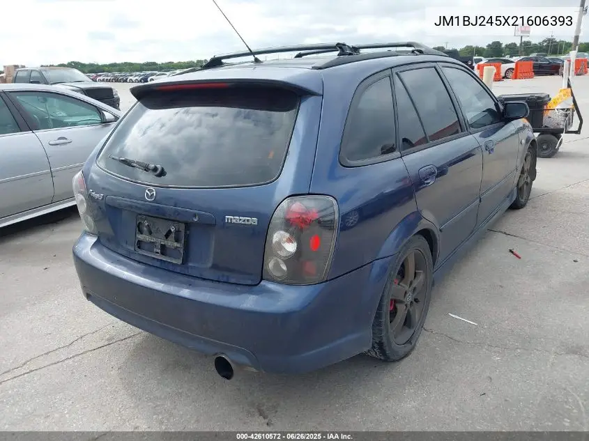 2002 Mazda Protege5 VIN: JM1BJ245X21606393 Lot: 42610572