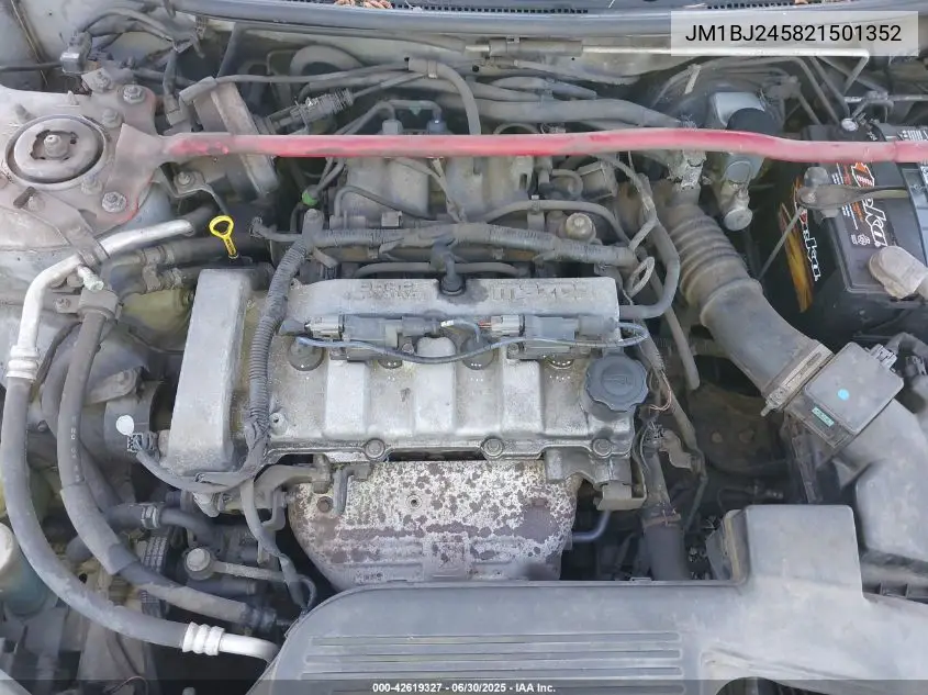 2002 Mazda Protege Pr5 VIN: JM1BJ245821501352 Lot: 42619327