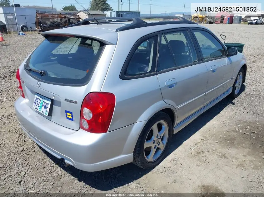 2002 Mazda Protege Pr5 VIN: JM1BJ245821501352 Lot: 42619327