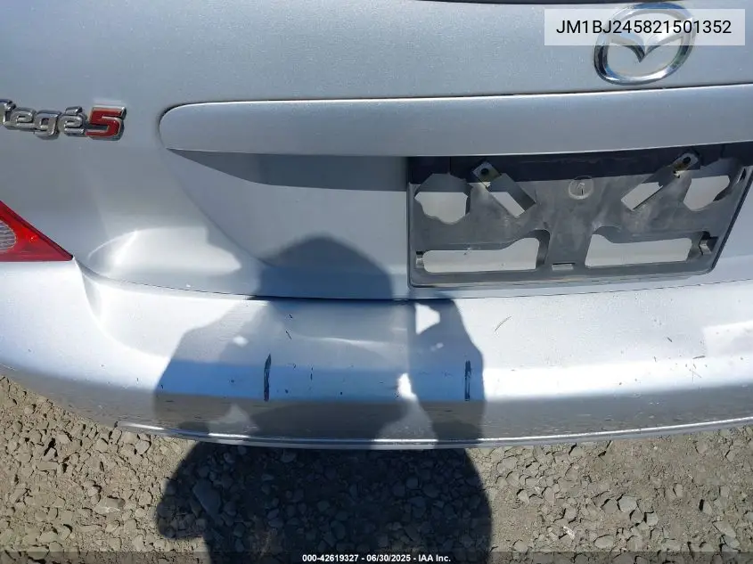 2002 Mazda Protege Pr5 VIN: JM1BJ245821501352 Lot: 42619327