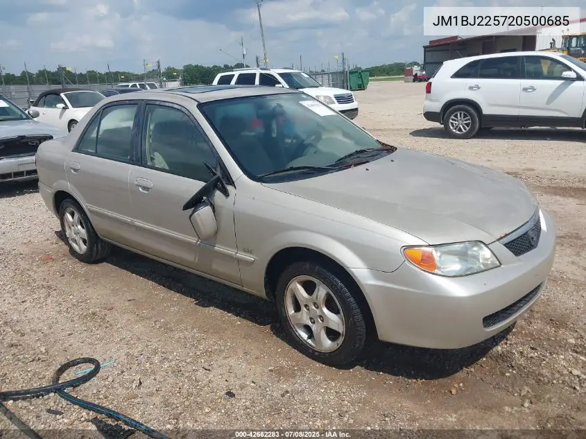 2002 Mazda Protege Dx/Es/Lx VIN: JM1BJ225720500685 Lot: 42662283