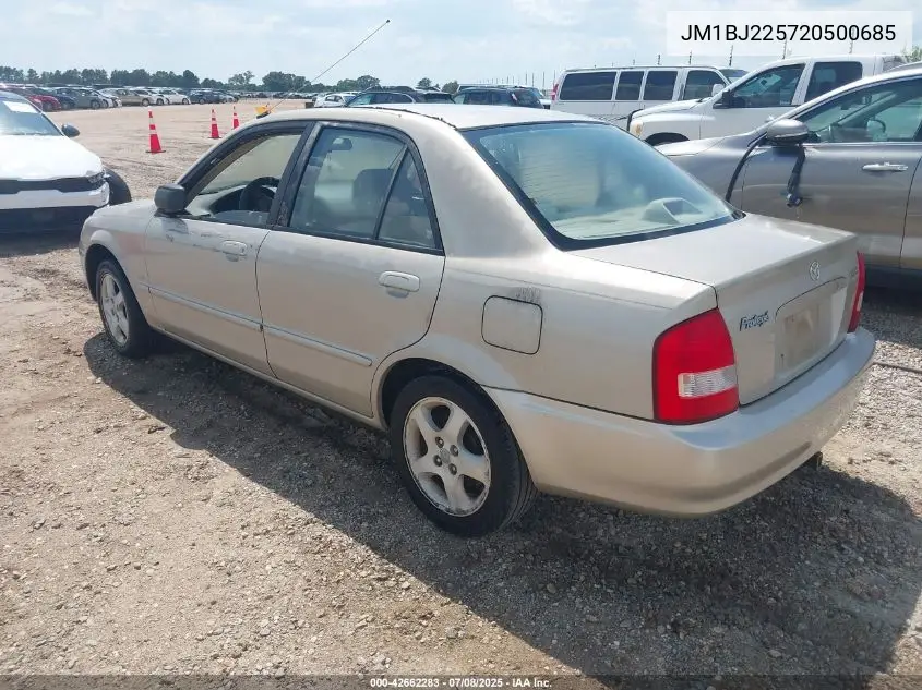 2002 Mazda Protege Dx/Es/Lx VIN: JM1BJ225720500685 Lot: 42662283