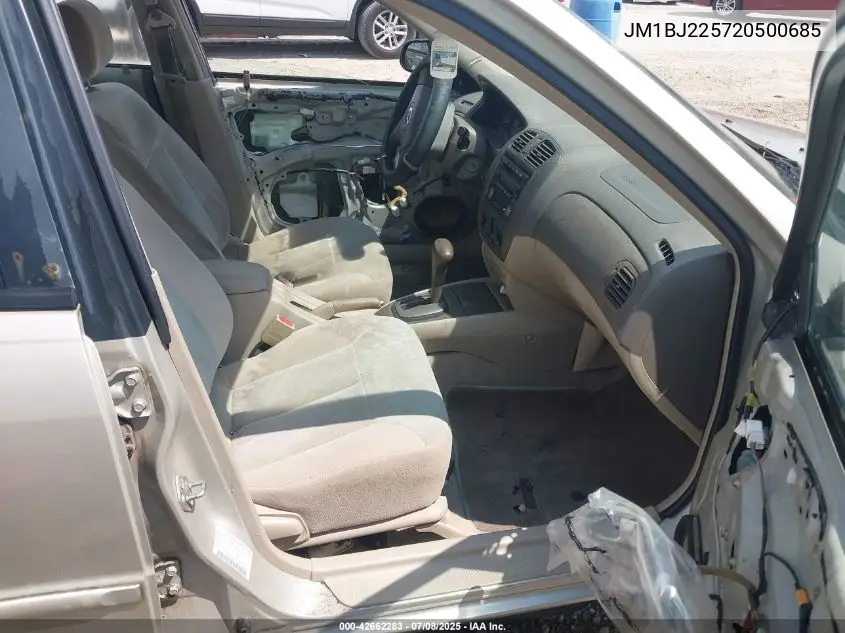2002 Mazda Protege Dx/Es/Lx VIN: JM1BJ225720500685 Lot: 42662283