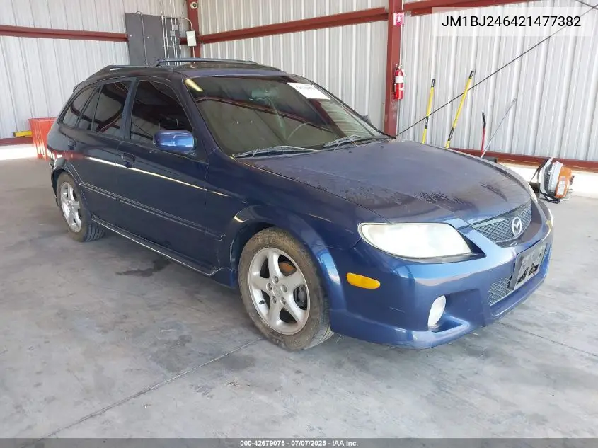 2002 Mazda Protege5 VIN: JM1BJ246421477382 Lot: 42679075