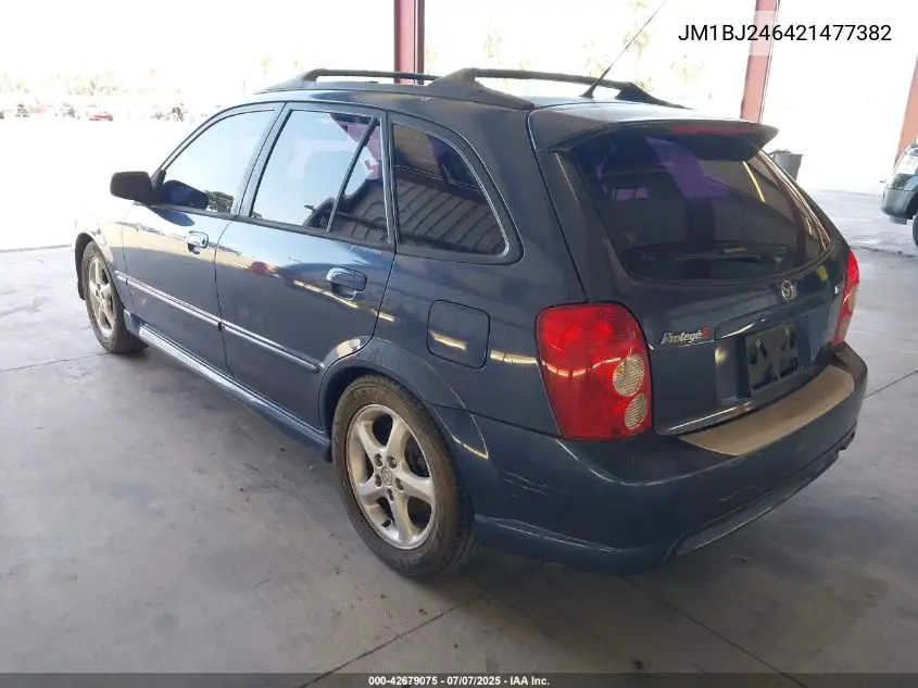 2002 Mazda Protege5 VIN: JM1BJ246421477382 Lot: 42679075