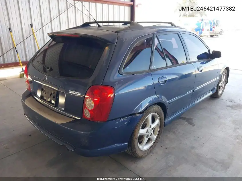 2002 Mazda Protege5 VIN: JM1BJ246421477382 Lot: 42679075