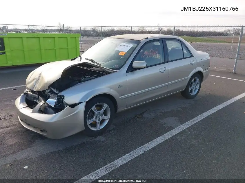 2003 Mazda Protege Dx/Es/Lx VIN: JM1BJ225X31160766 Lot: 41941361