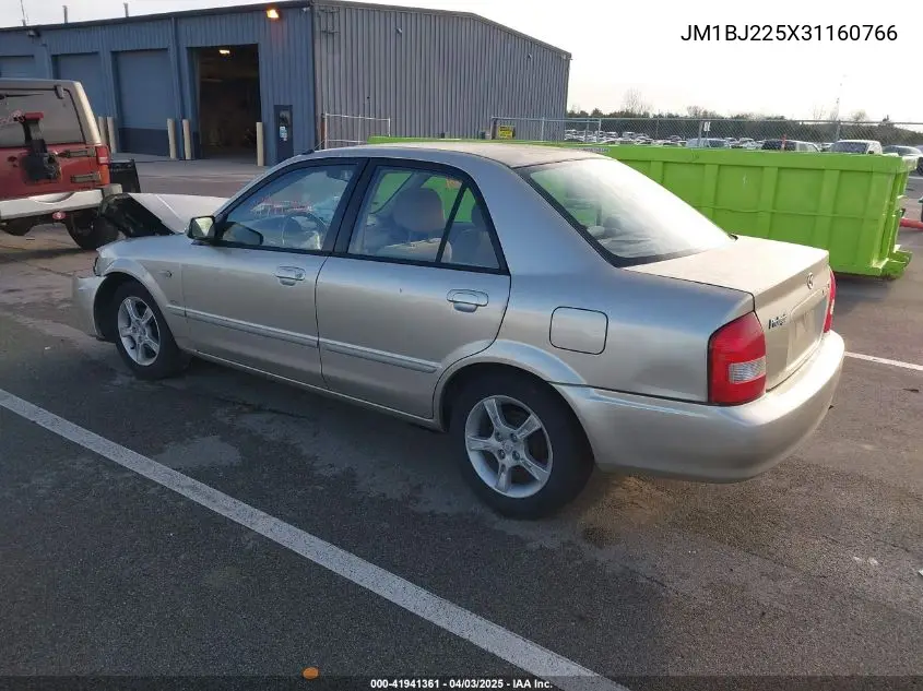 2003 Mazda Protege Dx/Es/Lx VIN: JM1BJ225X31160766 Lot: 41941361