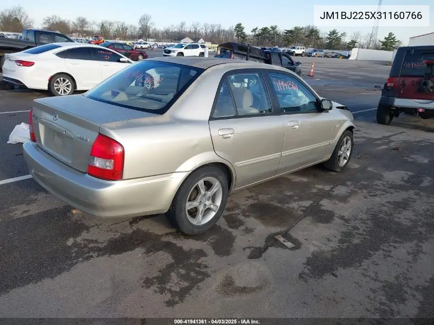 2003 Mazda Protege Dx/Es/Lx VIN: JM1BJ225X31160766 Lot: 41941361