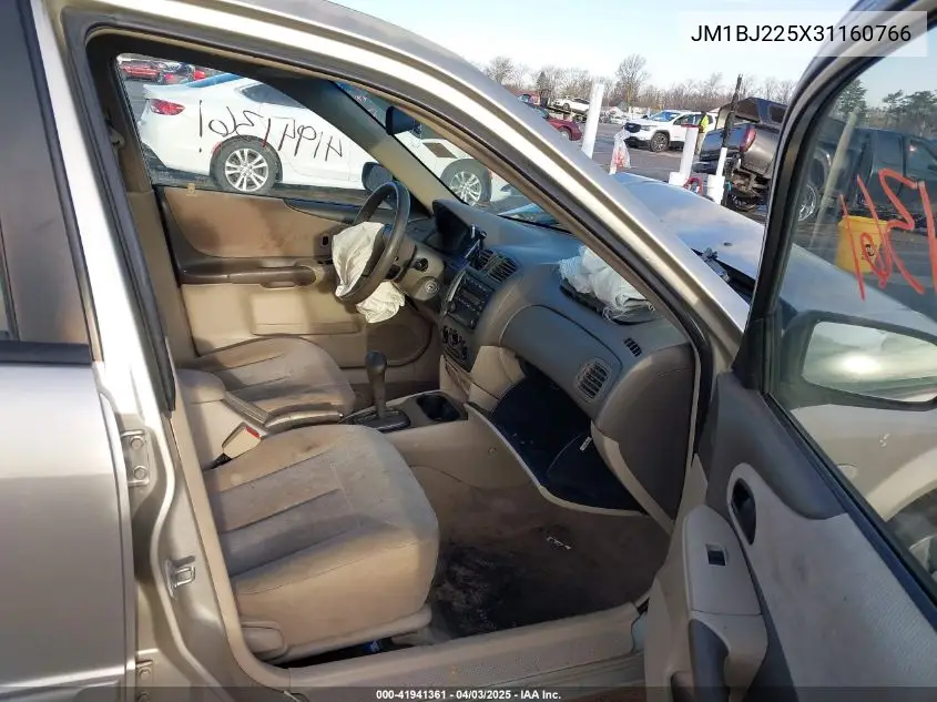 2003 Mazda Protege Dx/Es/Lx VIN: JM1BJ225X31160766 Lot: 41941361