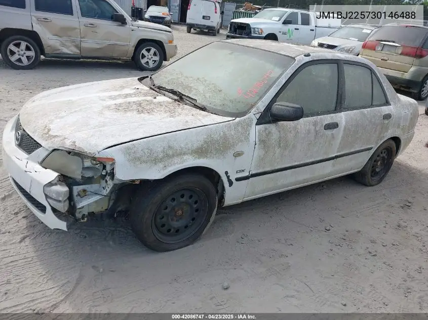 2003 Mazda Protege Dx/Es/Lx VIN: JM1BJ225730146488 Lot: 42086747