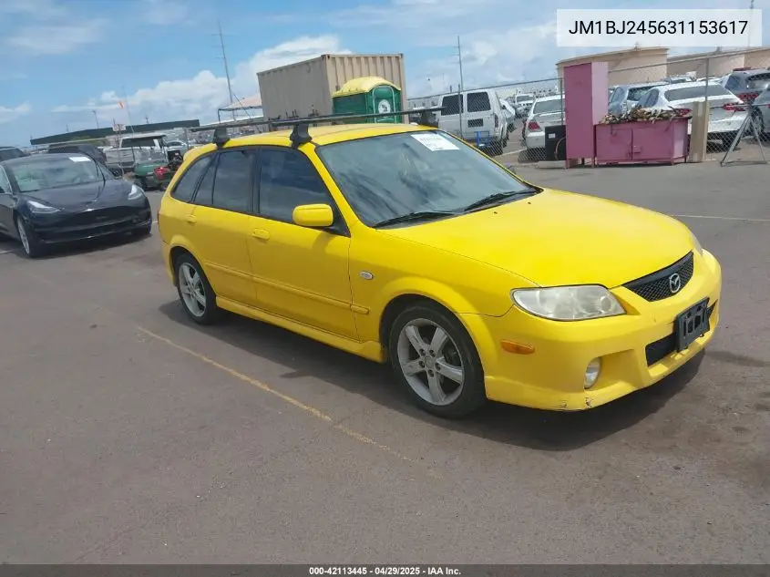 2003 Mazda Protege5 VIN: JM1BJ245631153617 Lot: 42113445
