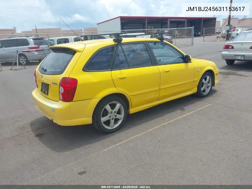 2003 Mazda Protege5 VIN: JM1BJ245631153617 Lot: 42113445