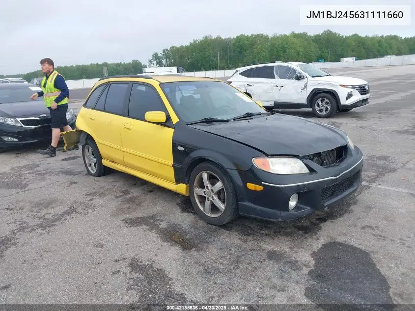 2003 Mazda Protege5 VIN: JM1BJ245631111660 Lot: 42155636
