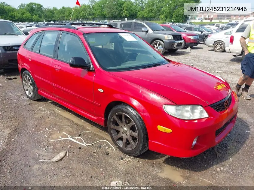 2003 Mazda Protege5 VIN: JM1BJ245231214946 Lot: 42163979