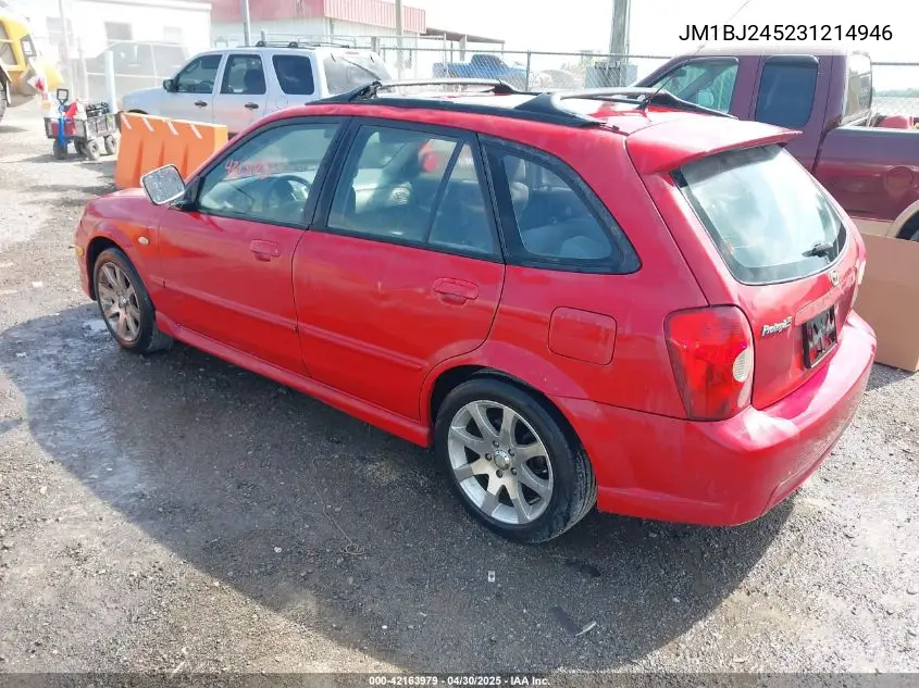 2003 Mazda Protege5 VIN: JM1BJ245231214946 Lot: 42163979