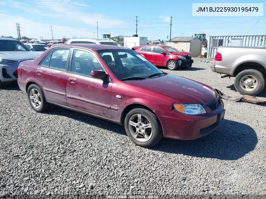 2003 Mazda Protege Dx/Es/Lx VIN: JM1BJ225930195479 Lot: 42199689