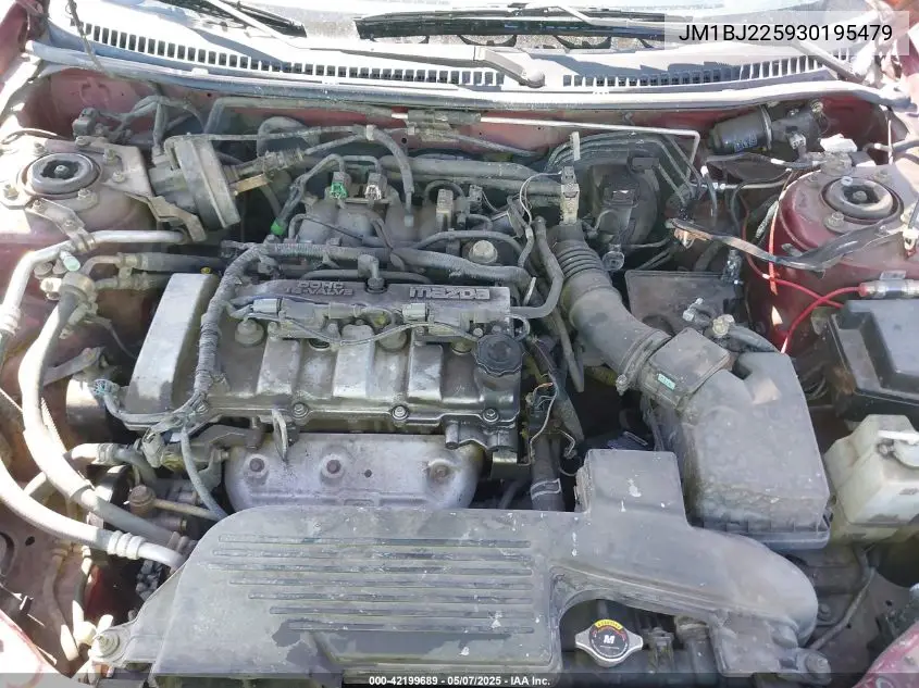 2003 Mazda Protege Dx/Es/Lx VIN: JM1BJ225930195479 Lot: 42199689
