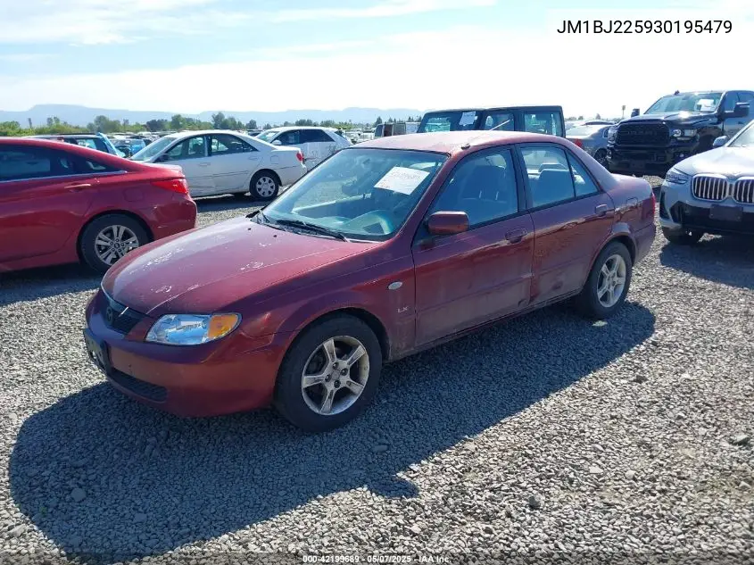 2003 Mazda Protege Dx/Es/Lx VIN: JM1BJ225930195479 Lot: 42199689