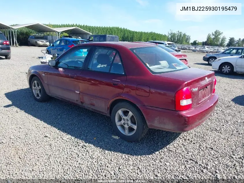 2003 Mazda Protege Dx/Es/Lx VIN: JM1BJ225930195479 Lot: 42199689