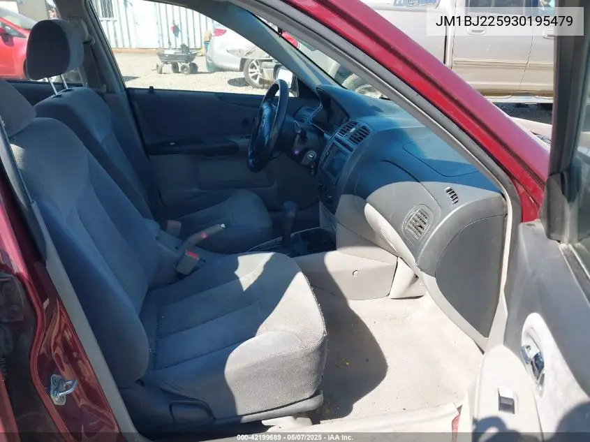 2003 Mazda Protege Dx/Es/Lx VIN: JM1BJ225930195479 Lot: 42199689
